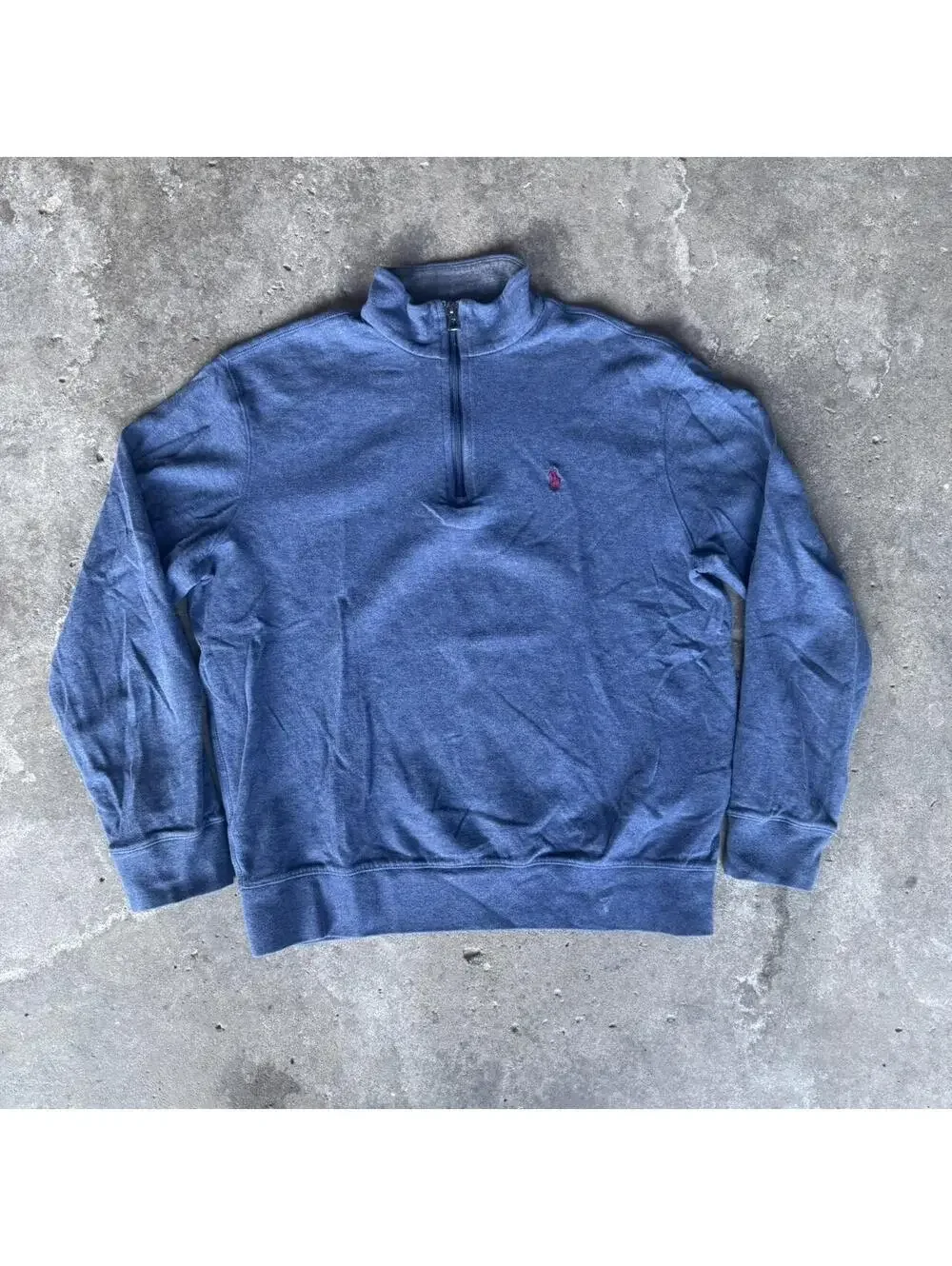 Polo Ralph Lauren blue heather quarter zip